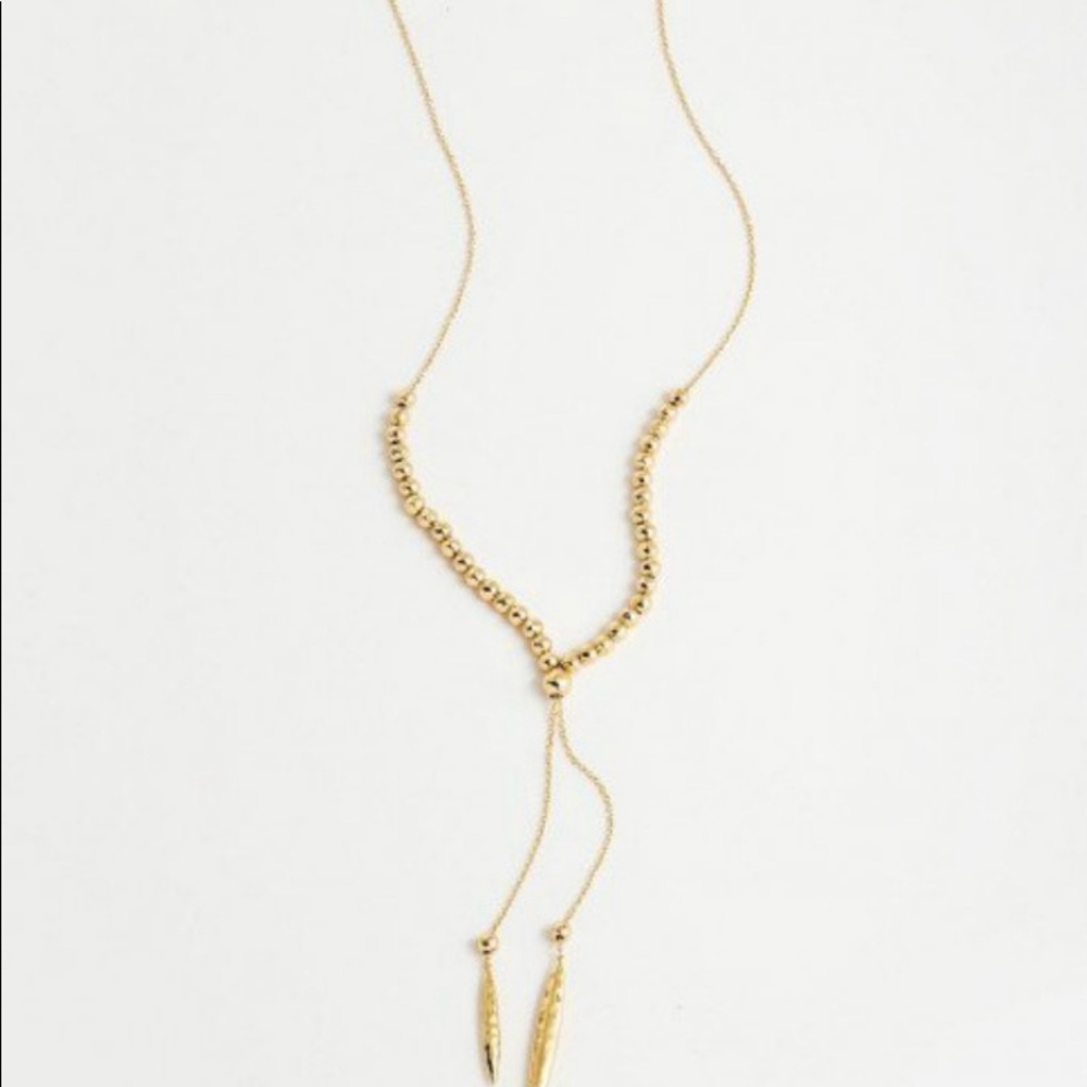 Gorjana Laguna bead adjustable necklace